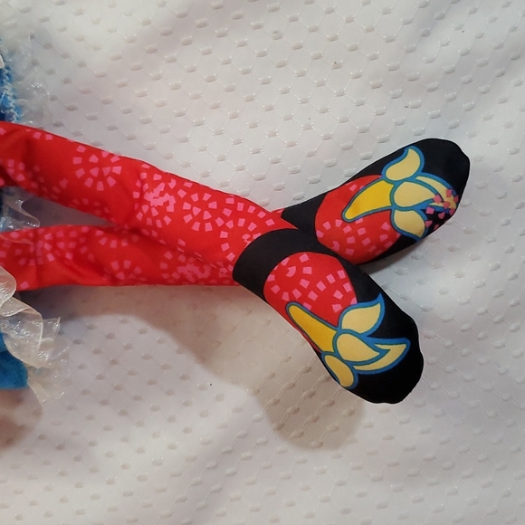 FLIPZEE Precious Girls Lola Monkey Banana Plush Doll 2 in1-Red/Yellow-EC - Picture 4 of 16